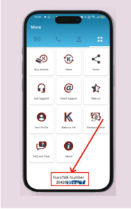 Nurutalk number